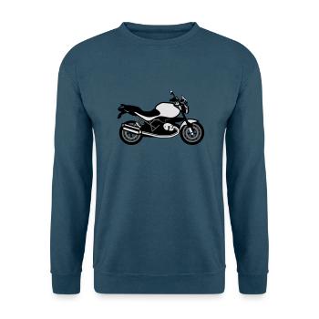 motorrad Roadster - Unisex Pullover - Indigoblau - Vorne