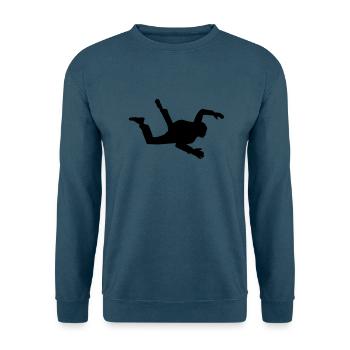 Skydiving - Unisex Pullover - Indigoblau - Vorne