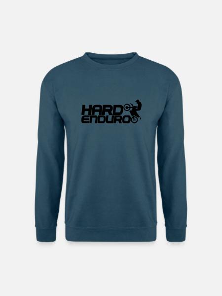 Hard Enduro Biker - Unisex Pullover - Indigoblau