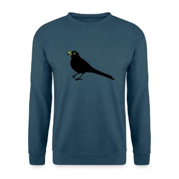 Amsel - Unisex Pullover - Indigoblau - Vorne