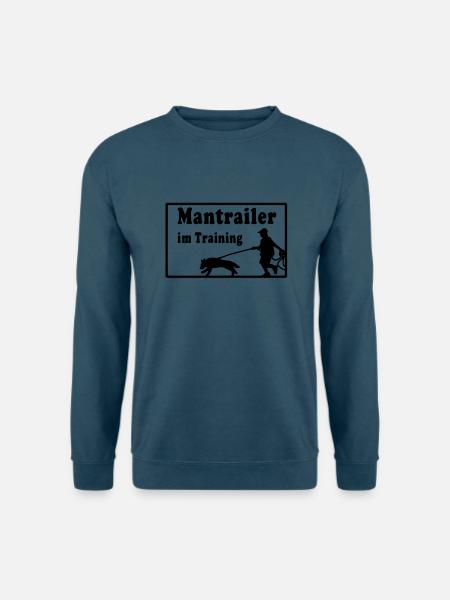 mantrailer_im_training - Unisex Pullover - Indigoblau
