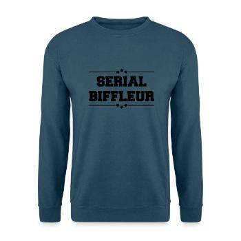 SERIEN BIFFLEUR - Unisex Pullover - Indigoblau - Vorne
