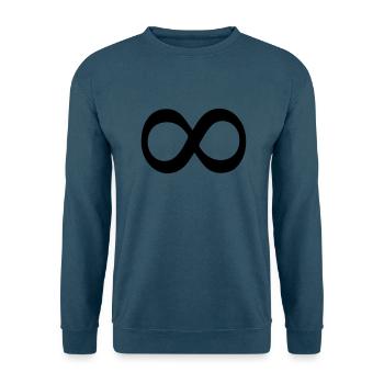 unendlich - Unisex Pullover - Indigoblau - Vorne