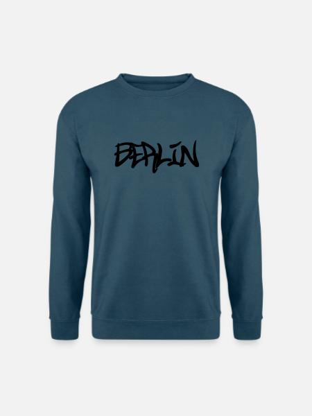 Berlin Graffiti - Unisex Pullover - Indigoblau