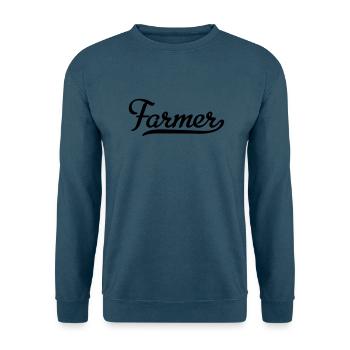 FARMER - Unisex Pullover - Indigoblau - Vorne