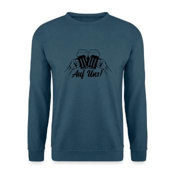 bier auf uns anstossen - Unisex Pullover - Indigoblau - Vorne