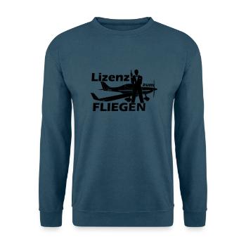 lizenz motorflug - Unisex Pullover - Indigoblau - Vorne