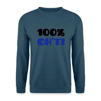 Ch'ti 100% (V) - Unisex Pullover - Indigoblau - Vorne