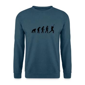 Electro Guitar Evolution - Unisex Pullover - Indigoblau - Vorne