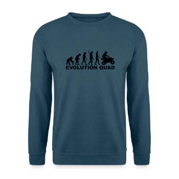 Quad - Unisex Pullover - Indigoblau - Vorne