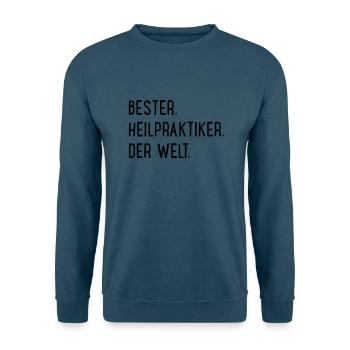 Bester Heilpraktiker - Unisex Pullover - Indigoblau - Vorne