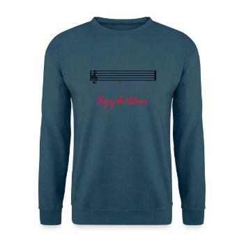 enjoy the silence - Unisex Pullover - Indigoblau - Vorne