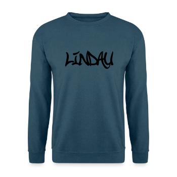 Lindau Graffiti - Unisex Pullover - Indigoblau - Vorne