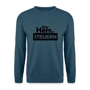 der herr der steuern - Unisex Pullover - Indigoblau - Vorne
