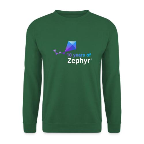 Zephyr 10th Anniversary Stacked Color Reverse - Unisex Pullover