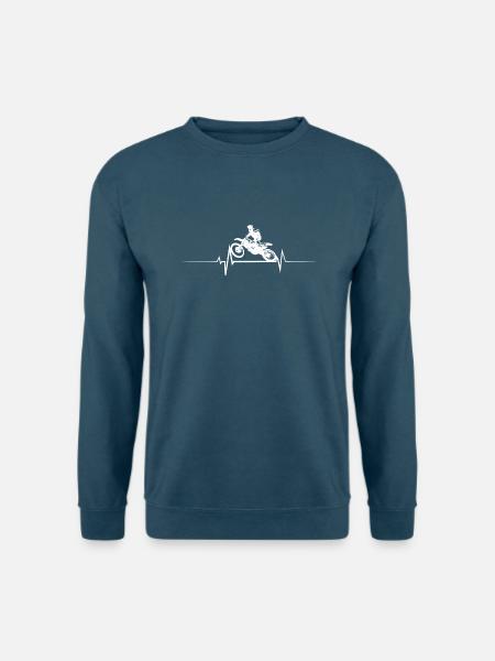 MX - Was sonst: Herz - Unisex Pullover - Indigoblau