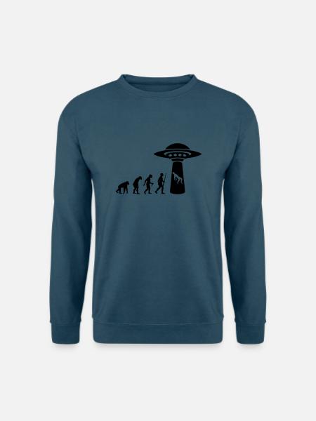 Alien Evolution - Unisex Pullover - Indigoblau
