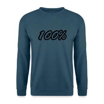 100 - Unisex Pullover - Indigoblau - Vorne