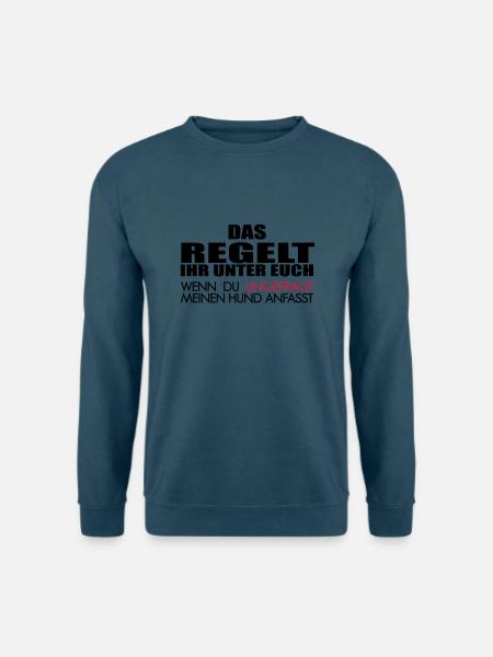 T-Shirt women Flexdruck vorne - Unisex Pullover - Indigoblau