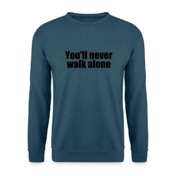 walksvg - Unisex Pullover - Indigoblau - Vorne