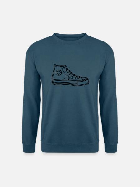 Chucks with Heart - Unisex Pullover - Indigoblau
