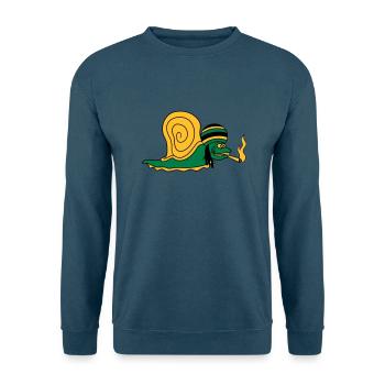 kiffer kiffen joint drogen rauchen jamaika raggae - Unisex Pullover - Indigoblau - Vorne