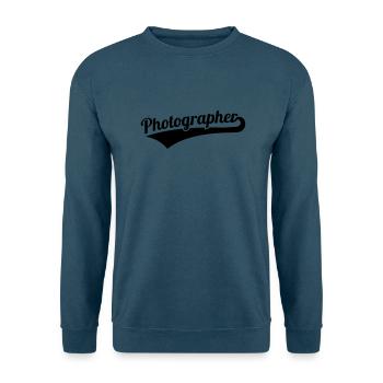 Fotograf - Unisex Pullover - Indigoblau - Vorne