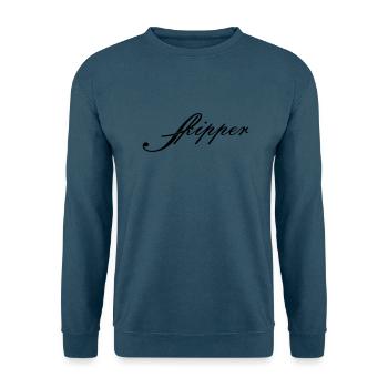 skipper_vec_1 de - Unisex Pullover - Indigoblau - Vorne