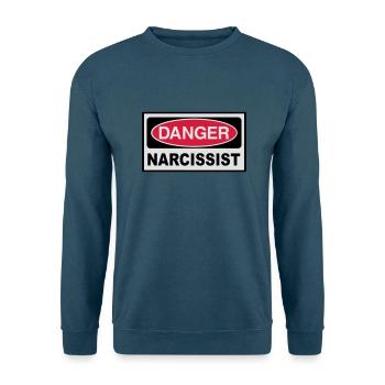 2541614 115188447 narcissist - Unisex Pullover - Indigoblau - Vorne