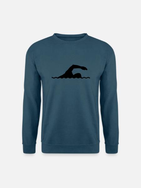 Schwimmen - Unisex Pullover - Indigoblau