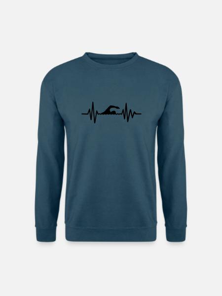 Schwimmen - Unisex Pullover - Indigoblau