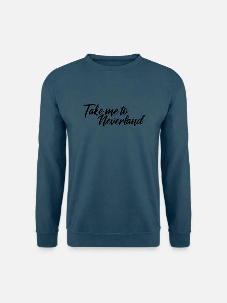 Take me to neverland - Unisex Pullover - Indigoblau