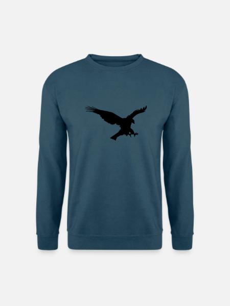 Adler anflug - Unisex Pullover - Indigoblau