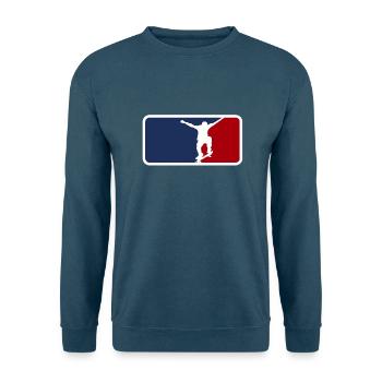 Skate world league - Unisex Pullover - Indigoblau - Vorne