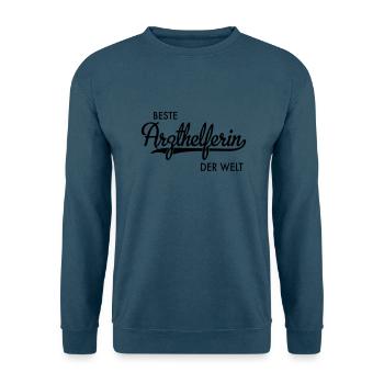 Arzthelferin - Unisex Pullover - Indigoblau - Vorne