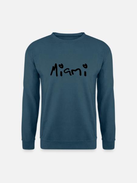miami - Unisex Pullover - Indigoblau