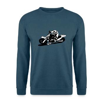 Supermoto - Unisex Pullover - Indigoblau - Vorne