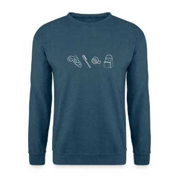 Bouldering Essentials - Unisex Pullover - Indigoblau - Vorne