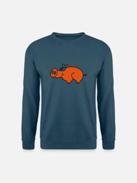 Schwein - Unisex Pullover - Indigoblau