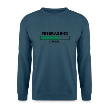 Feierabend loading... - Unisex Pullover - Indigoblau - Vorne