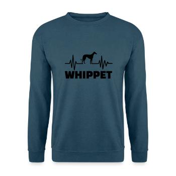 Whippet - Unisex Pullover - Indigoblau - Vorne