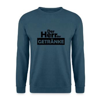 der herr der getränke - Unisex Pullover - Indigoblau - Vorne
