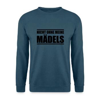 mädels nicht ohne meine - Unisex Pullover - Indigoblau - Vorne
