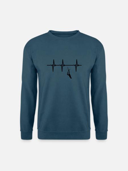 Herzschlag Apnoe - Unisex Pullover - Indigoblau