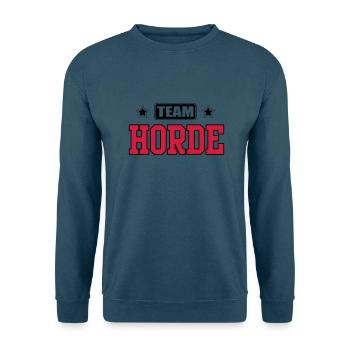 Team Horde - Unisex Pullover - Indigoblau - Vorne