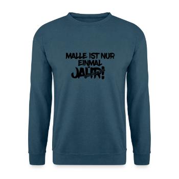 MALLE INEIJ - Unisex Pullover - Indigoblau - Vorne