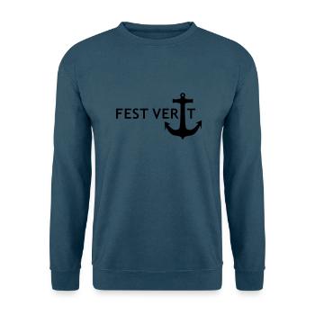 FEST VERANKERT - Unisex Pullover - Indigoblau - Vorne