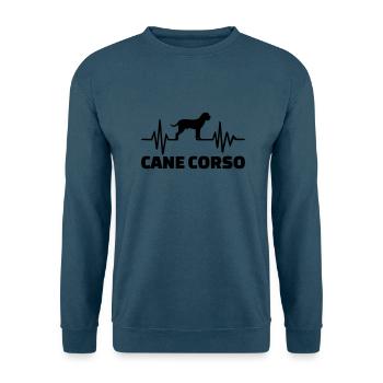 Cane Corso - Unisex Pullover - Indigoblau - Vorne