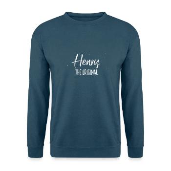 Henry - Unisex Pullover - Indigoblau - Vorne