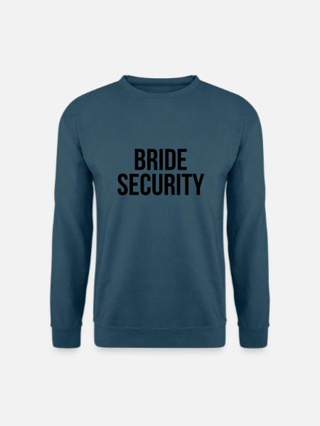 Bride security - Unisex Pullover - Indigoblau